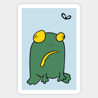 Frazzled Frog Magnet